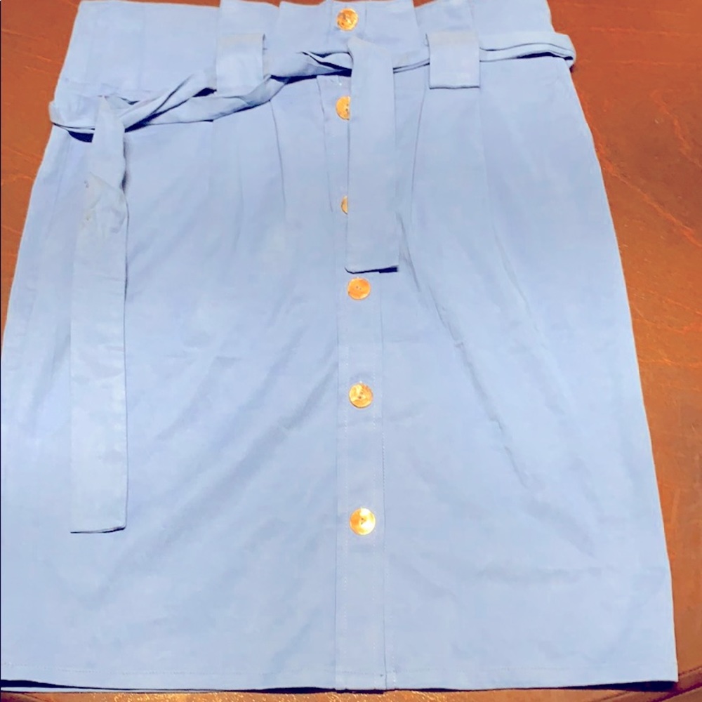 1920s Vintage blue skirt